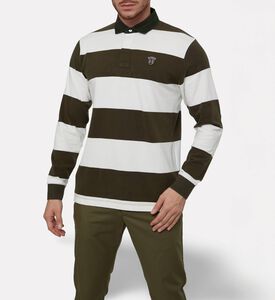 Hackett London Heritage Stripe-print Long-sleeve Shirt, Model View