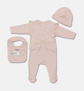 Kenzo Flutter-sleeve Pajama Beanie Bib Gift Box, Packshot View