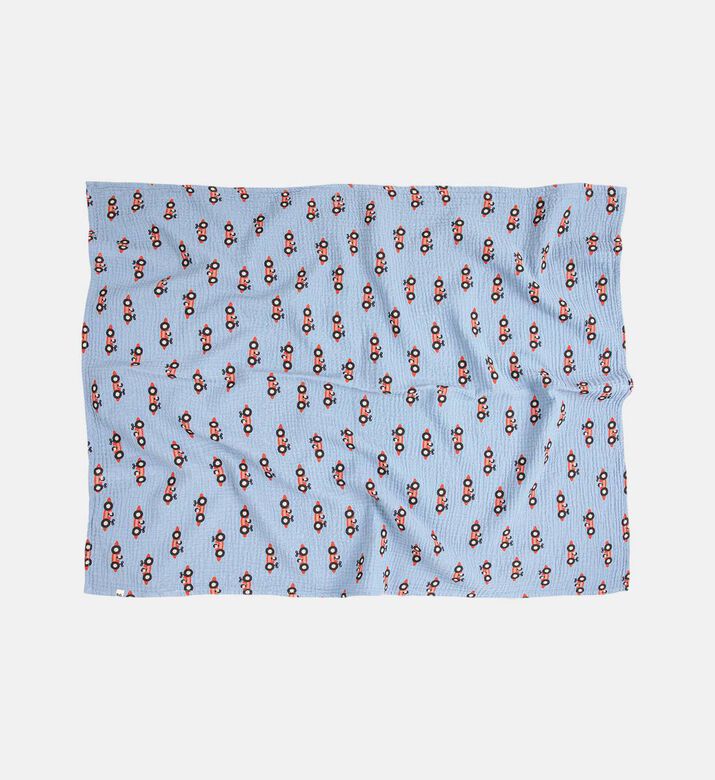 Bobo Choses Tractor-print Footie Romper Bib Blanket Set, Packshot View