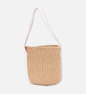Chloe Woody Raffia Bucket Bag, Packshot View