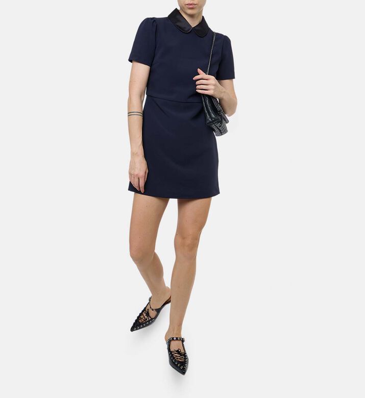 The Kooples Retro Collar A-line Mini Dress, Model View