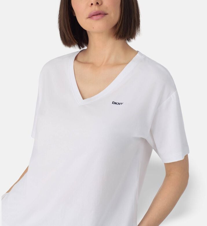 DKNY Viscose Long Pajama Set, Model View