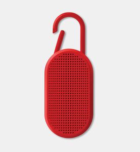 Lexon Design Mino T Bluetooth Speaker, Red, Packshot View
