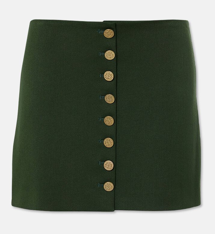 Alice and Olivia Rubi Weave High-waisted Mini Skirt, Packshot View