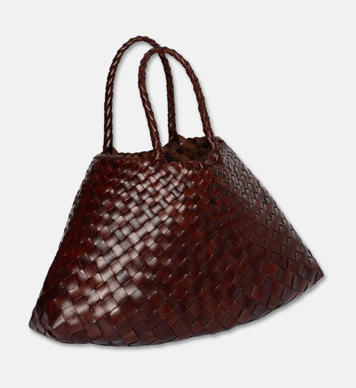 Dragon Diffusion Santa Croce Small Leather Bag, Brown, Packshot View