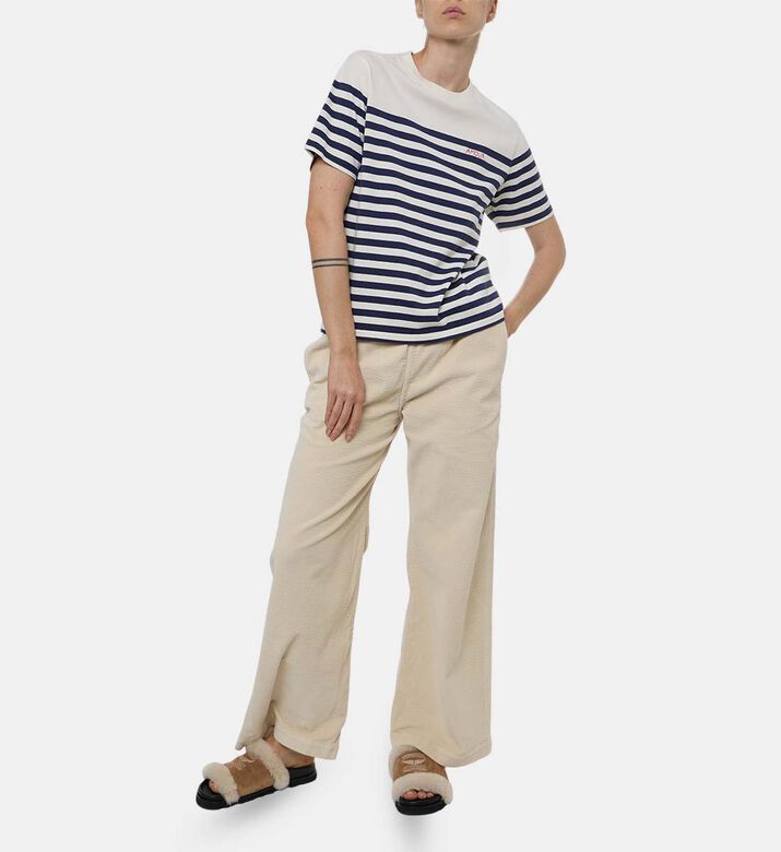 Maison Labiche Popincourt Love Embroidered T-shirt, Model View