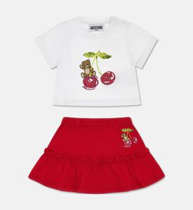 Moschino BKT Cherry Bear Graphic Skirt Set, Packshot View