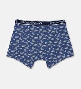 Emporio Armani Boxerx3 Knit, Indigo, S, Packshot View