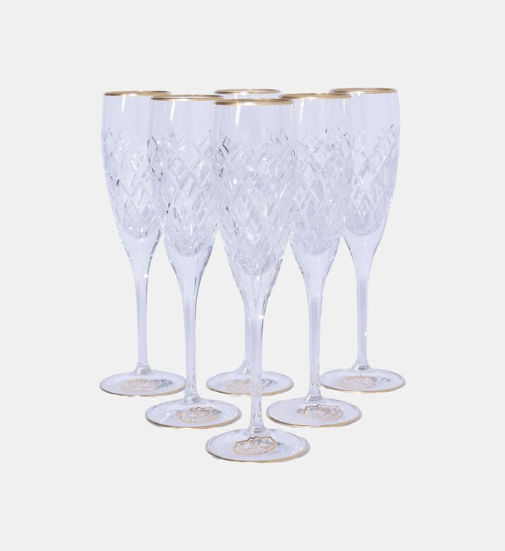 Myriam Champagne Flutes 6-piece Set