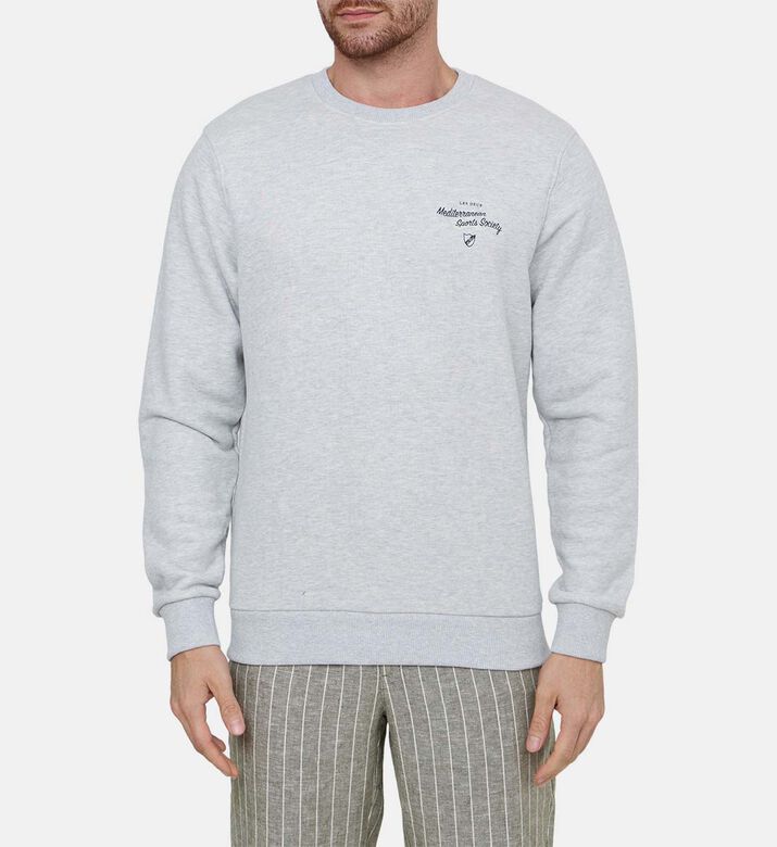 Cotton Long-sleeve Sweatshirt