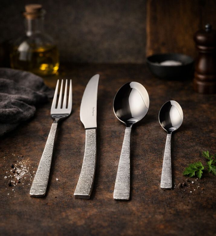 Guy Degrenne Astree Cisele Cutlery 24-piece Set, Packshot View