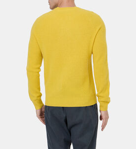 كنزة كشمير بياقة مستديرة