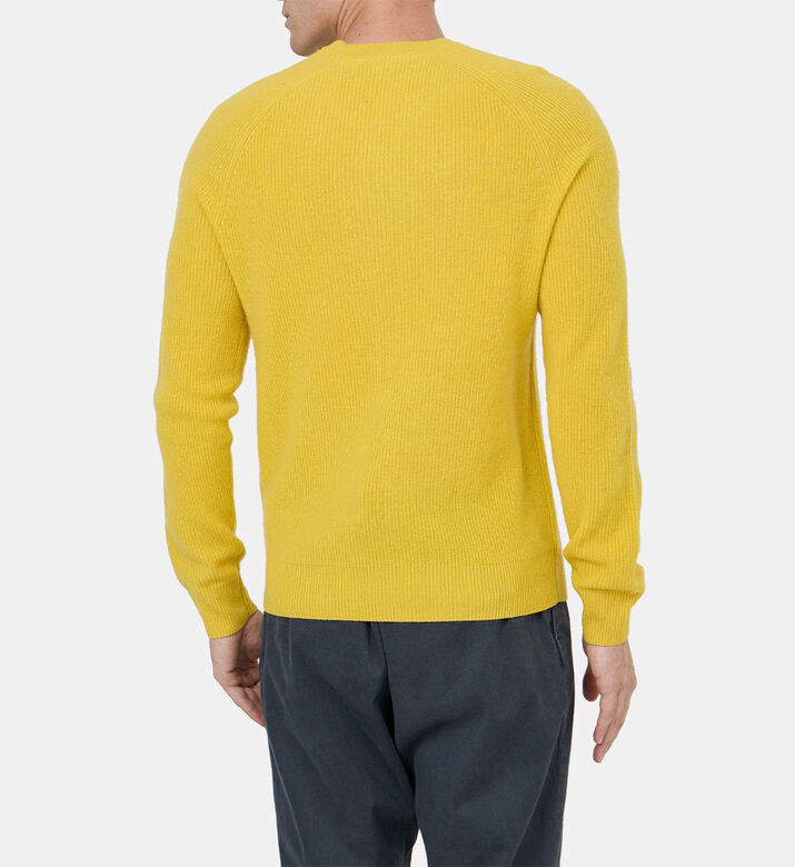 كنزة كشمير بياقة مستديرة