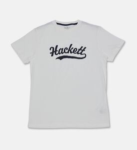 Hackett London Logo-print Short-sleeve T-shirt, Off-white, 2y, Packshot View