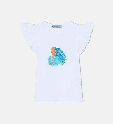 Dolce Vita Ruffled Sleeves T-shirt
