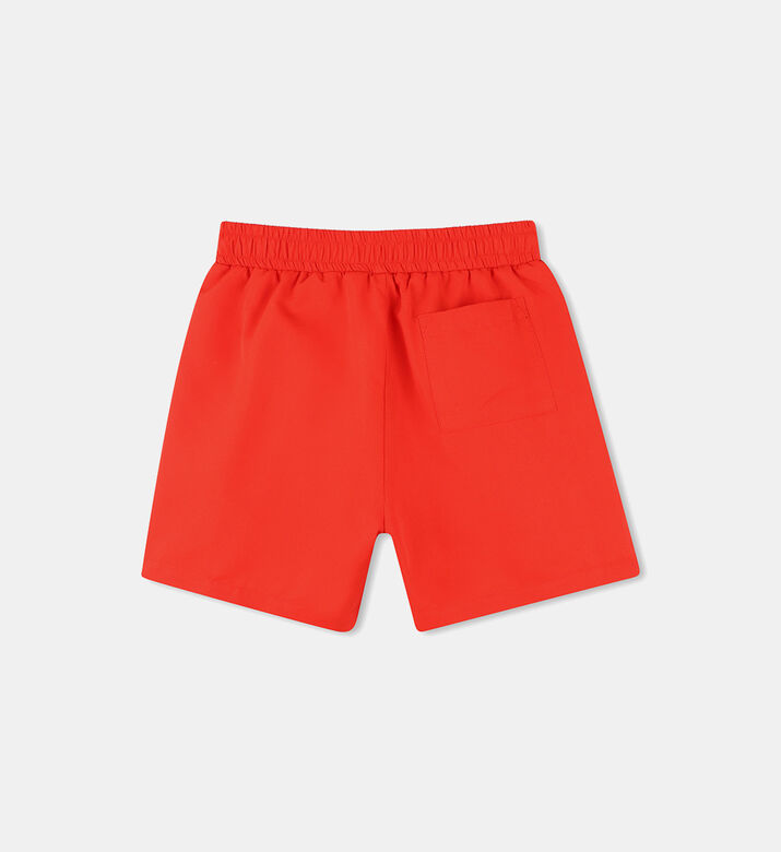 Elastic Waistband Swim Shorts