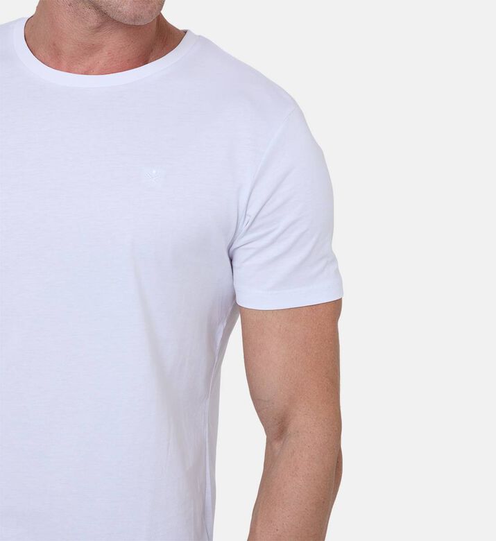 تيشيرت بقصة كلاسيكية بقطن بيما