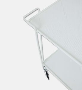 Home Deco and More Horizon Bar Trolly, White, Packshot View