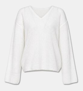 Samsoe Merino Wool V-neck Sweater, Packshot View