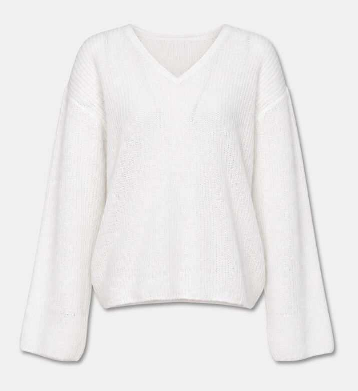 Samsoe Merino Wool V-neck Sweater, Packshot View