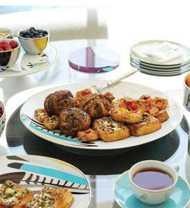 Silsal Sarb Platter, White, L, Packshot View