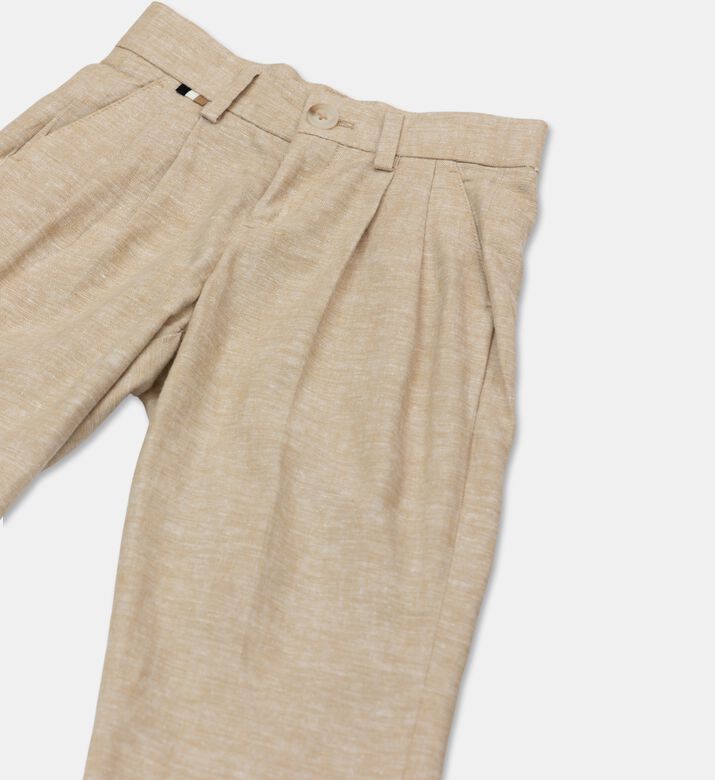 Boss Linen Tailored Trousers, Packshot View