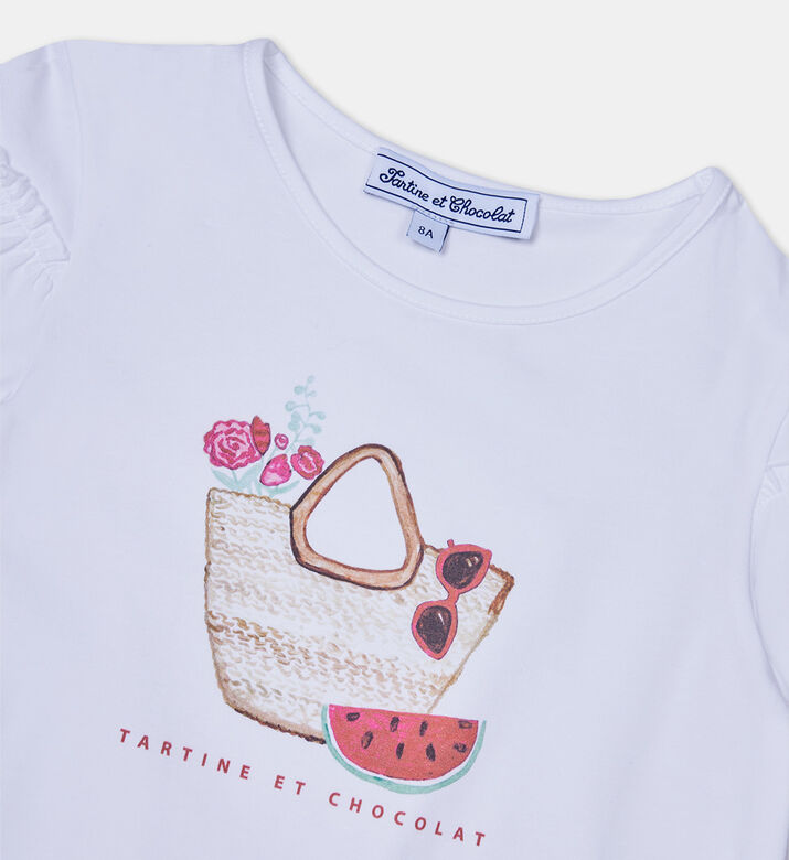 Junior Girl Indian Print T-shirt
