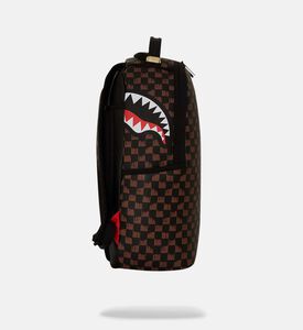 One Eye Brown Check Backpack