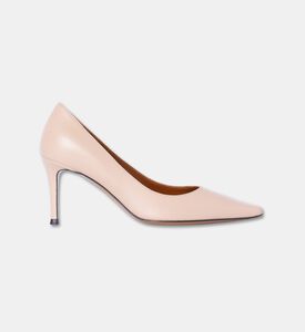Roberto Festa Tirsa Leather Pointed-toe Pumps, Light-pink, Eu-37, Packshot View