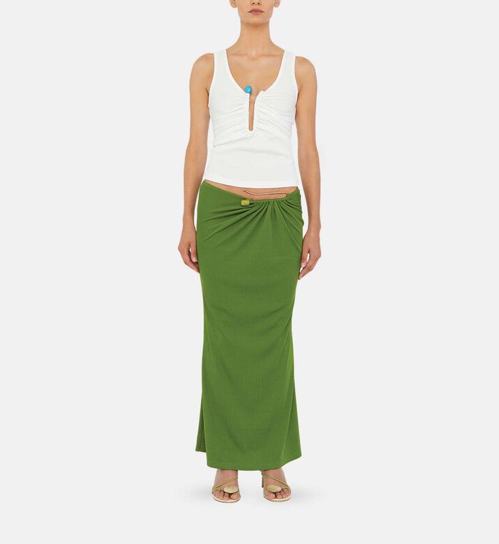 Crystal Pendant Tank Top