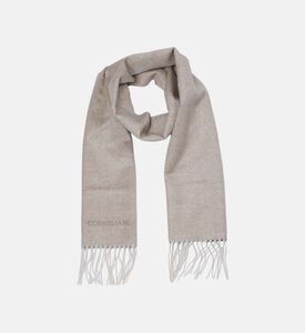 وشاح حريري مزين بأهداب