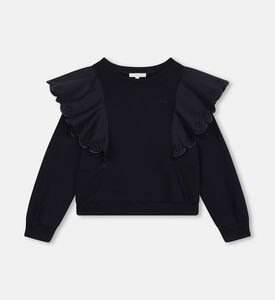 سترة صوفية بتطريز صدفي