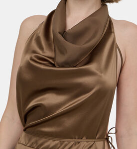 فستان طويل درابيه