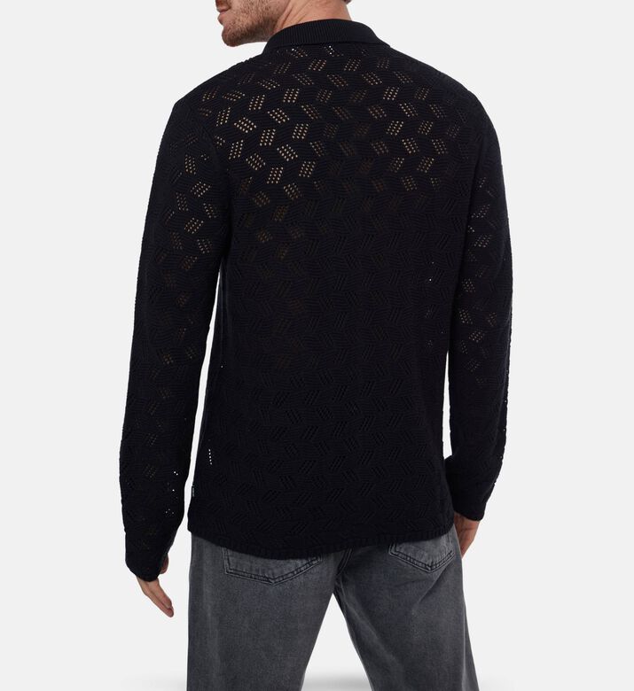 Les Deux Shirt Eloi, Black, L, Model View