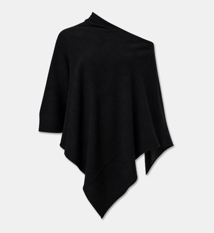 Galeries Lafayette Knit V-neck Sleeveless Poncho, Packshot View