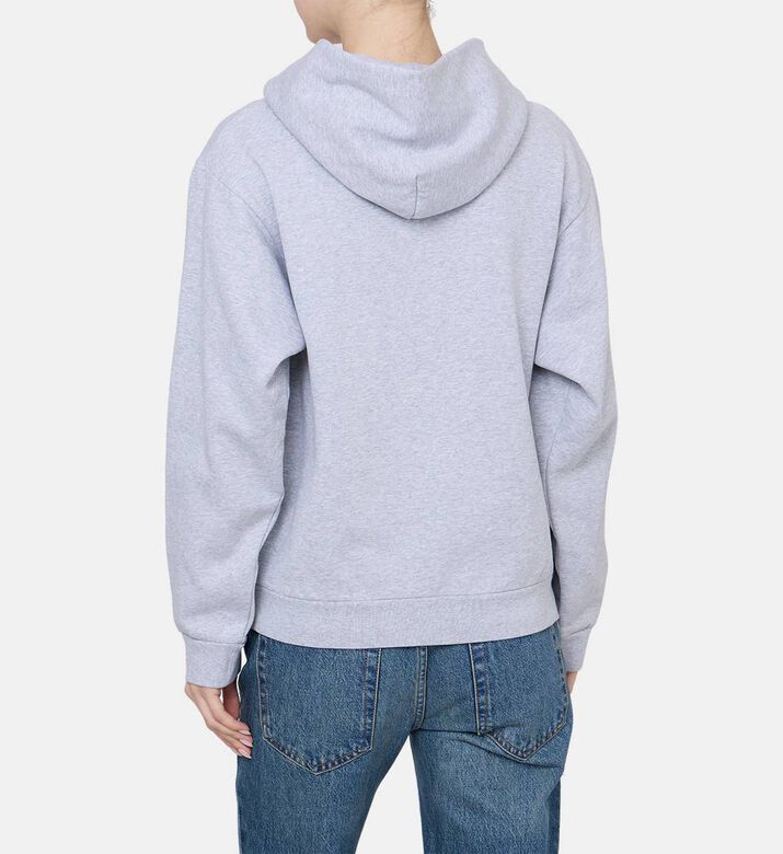 سويت شيرت بمزيج قطن بطبعة متباينة