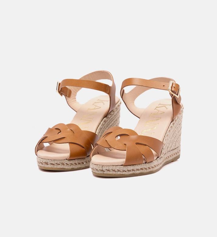 Black Wedge Sandals