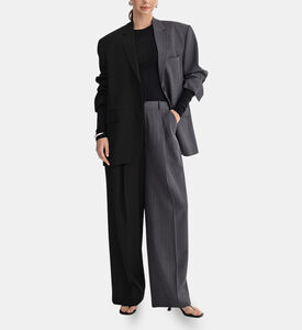 بليزر طويل الأكمام بلونين