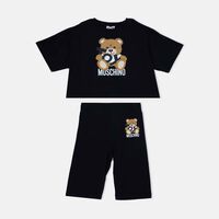 Teddy Bear-print Shorts Set