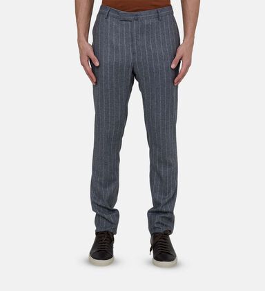 Classic Pinstripe Pattern Pants