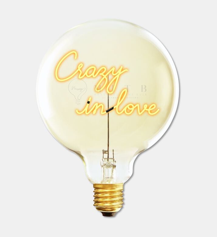 Message in the Bulb Crazy In Love Led Bulb, Packshot View