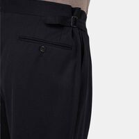 Wool Straight-leg Pants
