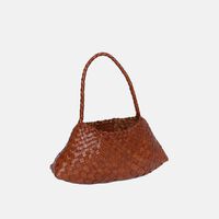 Rosanna Woven Leather Baguette Bag