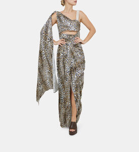 توب سيرسي بقصّة منسدلة غير متماثلة