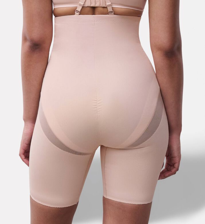 Chantelle High-waisted Shapewear Shorts, Golden-beige, L, Model View