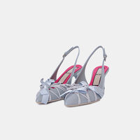 Bow Patent Leather Med Heel Pumps