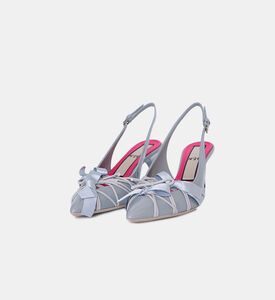 Bow Patent Leather Med Heel Pumps Bow Patent Leather Med Heel Pumps