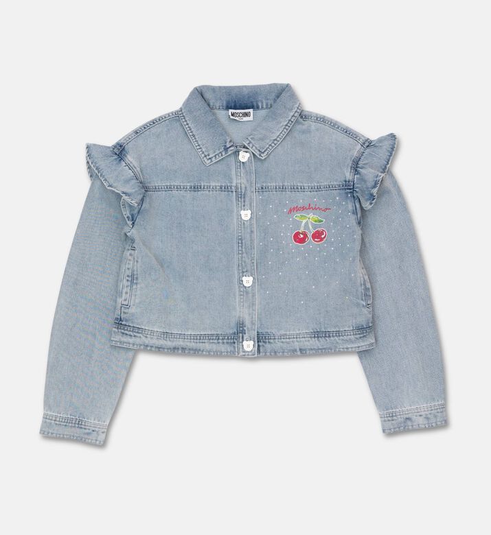 Moschino BKT Denim Rhinestone-embellished Jacket, Packshot View