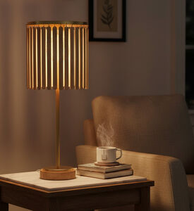 Light and Living Gularo Mango Wood Table Lamp, Packshot View