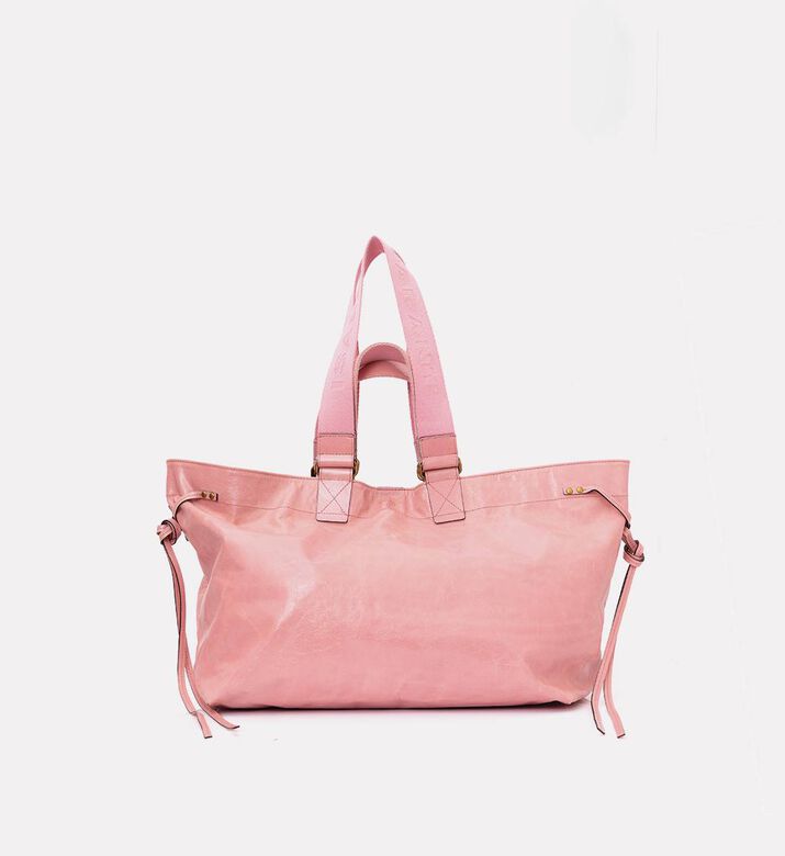 Isabel Marant Wardy Soft Leather Large Tote Bag, Light-pink, Packshot View